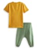 Denokids 2-delige outfit geel/groen