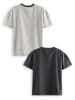 Denokids 2er-Set: Shirts in Anthrazit/ Grau