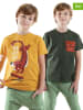 Denokids 2er-Set: Shirts in Gelb/ Khaki