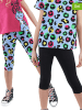 Denokids Legginsy (2 pary) w kolorze błękitno-czarnym