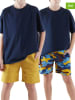 Denokids 2-delige set: shorts geel/meerkleurig