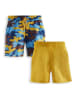 Denokids 2-delige set: shorts geel/meerkleurig
