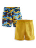 Denokids 2-delige set: shorts geel/meerkleurig