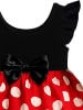 Denokids Kleid in Schwarz/ Rot