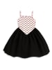 Denokids Kleid in Rosa/ Schwarz