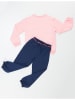 Denokids 2-delige outfit "Free Spirit" lichtroze/donkerblauw