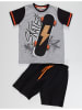 Denokids 2-delige outfit grijs/zwart