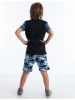 Denokids 2tlg. Outfit in Schwarz/ Blau