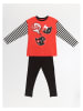 Denokids 2-częściowy zestaw "Lol Cat" w kolorze czarno-czerwonym