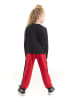 Denokids 2-delige outfit "Cat Rock" zwart/rood