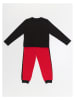 Denokids 2-delige outfit "Cat Rock" zwart/rood