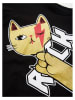 Denokids 2tlg. Outfit "Cat Rock" in Schwarz/ Rot