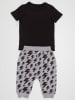 Denokids 2tlg. Outfit "Be Brave" in Schwarz/ Grau
