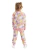 Denokids 2-delige outfit "Tie-dye Unicorn" lichtroze