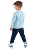 Denokids 2-delige outfit "Rocket" lichtblauw/donkerblauw