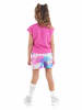 Denokids 2-delige outfit "Star" roze/meerkleurig