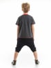 Denokids 2-delige outfit "Skull" grijs/zwart