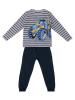 Denokids 2tlg. Outfit "Tractor" in Grau/ Dunkelblau