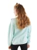 Denokids Sweatshirt "Flowers" turquoise
