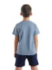 Denokids 2tlg. Outfit in Blau/ Dunkelblau