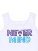 Denokids 2tlg. Outfit "Never Mind" in Weiß/ Lila/ Blau