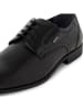 s.Oliver Leder-Schnürschuhe in Schwarz