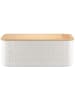bodum Brotkasten "Bistro" in Creme/ Bambus - (B)36,4 x (H)13,7 x (T)23,4 cm