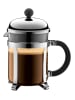 bodum Kaffeebereiter "Chambord" in Silber - 500 ml