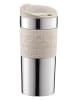 bodum Kubek termiczny "Travel Mug" w kolorze kremowym - 350 ml