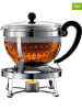 bodum 2-częściowy zestaw "Chambord" w kolorze czarno-srebrnym do herbaty - 1,3 l