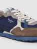 Pepe Jeans FOOTWEAR Sneakersy "Brit Prints" w kolorze niebiesko-granatowym