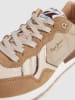 Pepe Jeans FOOTWEAR Sneakers "Brit Mirror" in Hellbraun/ Beige