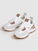 Pepe Jeans FOOTWEAR Sneakersy "Lucky Class" w kolorze biało-szarym