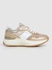 Pepe Jeans FOOTWEAR Sneakers "Kimi Mesh" in Weiß/ Gold
