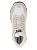 Pepe Jeans FOOTWEAR Leder-Keilsneakers in Weiß/ Beige