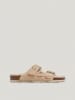 Pepe Jeans FOOTWEAR Leder-Pantoletten in Beige