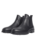 Pepe Jeans FOOTWEAR Leder-Chelsea-Boots "Leeds City" in Schwarz