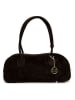 Mia Tomazzi Leder-Schultertasche "Belloveso" in Braun - (B)40 x (H)16 x (T)10 cm