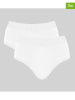 Sloggi Pełne figi high waist (2 pary) w kolorze białym