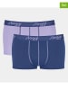Sloggi 2er-Set: Boxershorts in Blau/ Lila