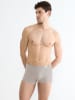 Sloggi 2-delige set: boxershorts ''Go Natural" taupe/bordeaux
