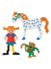 Pippi Langstrumpf Kreativ-Set: Pippi-Perlenbild - ab 3 Jahren