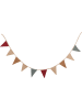 Andreu Toys Girlande in Beige/ Bordeaux - (L)200 cm