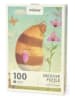 Edukalu 100tlg. Puzzle "A bee in a bonnet" - ab 4 Jahren