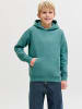 JACK & JONES Junior Hoodie "Star" in Grün