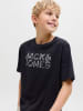 JACK & JONES Junior Shirt "Jeff" in Schwarz