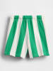 GAP Shorts in Grün/ Weiß