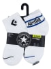 Converse 6-delige set: sokken wit