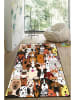 Mioli Kurzflor-Teppich "Dogs" in Bunt