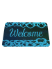 Mioli Deurmat ''Welcome'' turquoise/groen